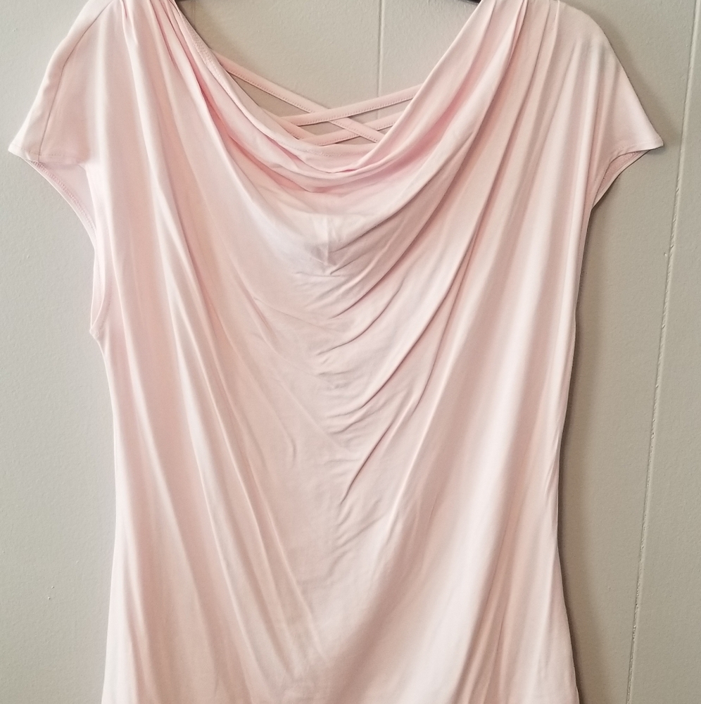 Pink Criss Cross Top